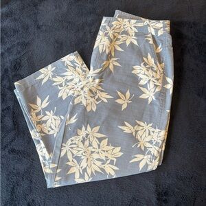 Liz Claiborne Vintage Blue and White Patterned Jeans size 6